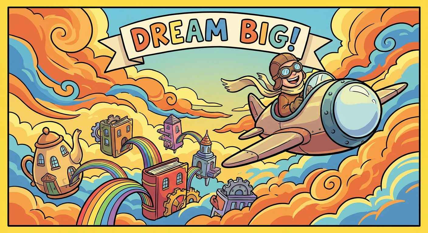 Comic art style sample
